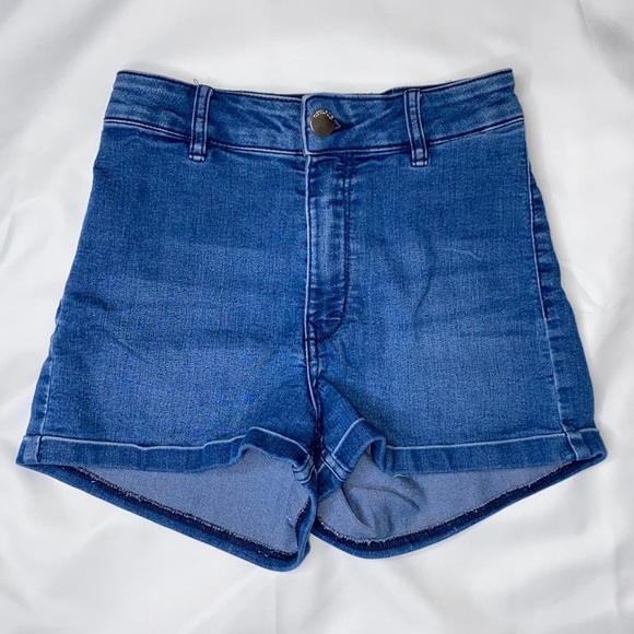 H&M Blue Denim Jeans Shorts - Picture 8 of 8